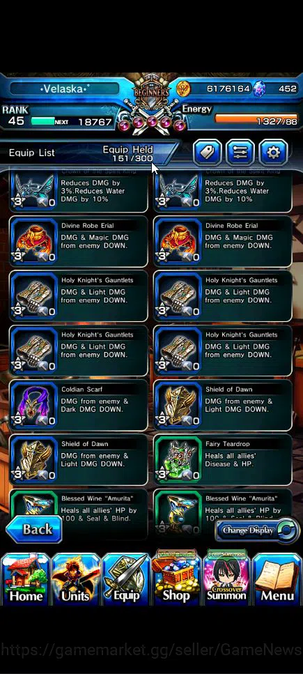 Grand Summoners Accounts Global|Rank 45|452 CC|11 Ascend+2 TW|[Emiyu,Akemi] image 13