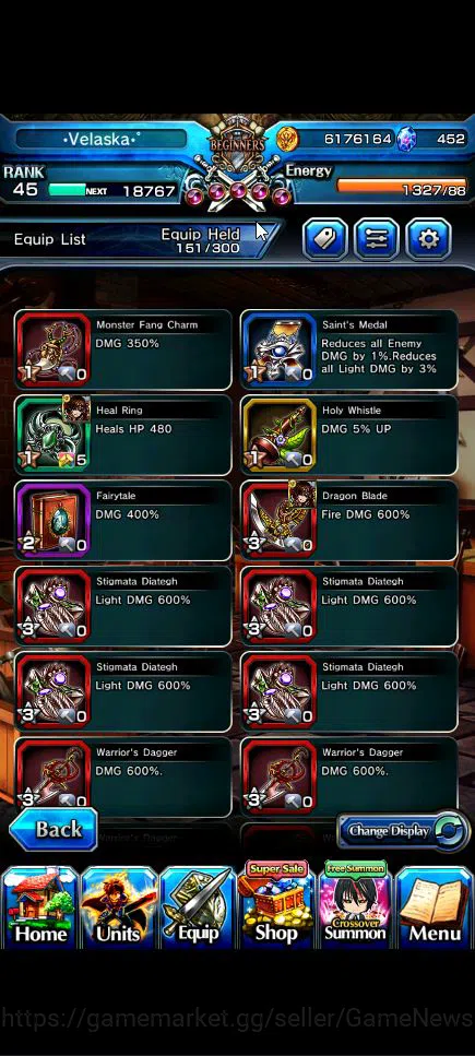 Grand Summoners Accounts Global|Rank 45|452 CC|11 Ascend+2 TW|[Emiyu,Akemi] image 17