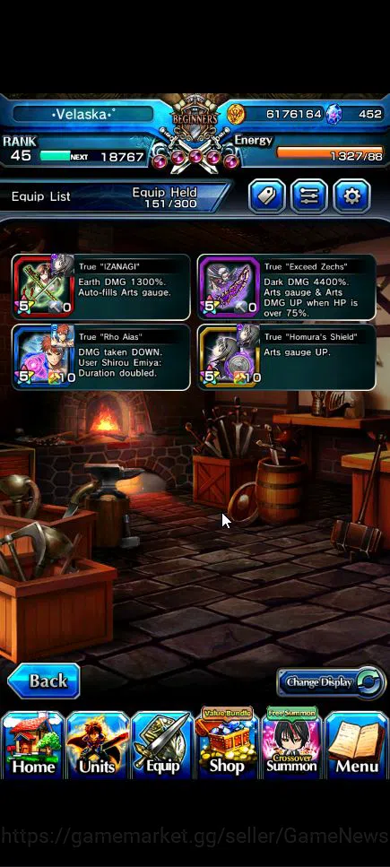 Grand Summoners Accounts Global|Rank 45|452 CC|11 Ascend+2 TW|[Emiyu,Akemi] image 18