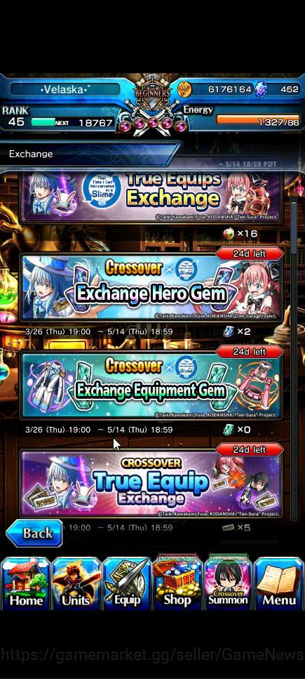 Grand Summoners Accounts Global|Rank 45|452 CC|11 Ascend+2 TW|[Emiyu,Akemi] image 3