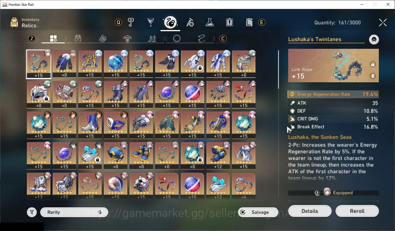 Honkai Star Rail Accounts Mid Game ASIA [TL65] 5 Limited (CerydraE1,The Herta)+Sign [Anaxa,Dan HengPT,Archer,etc] |MC 4