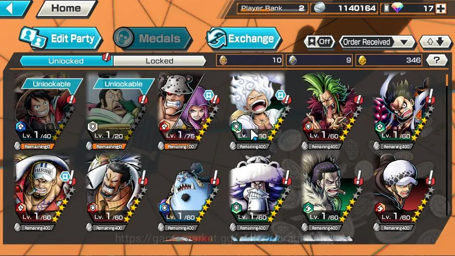 One Piece Bounty Rush Accounts Global|4 META EX| luffy G5,Kuma/Bonney,Sakazuki,Ro image 5