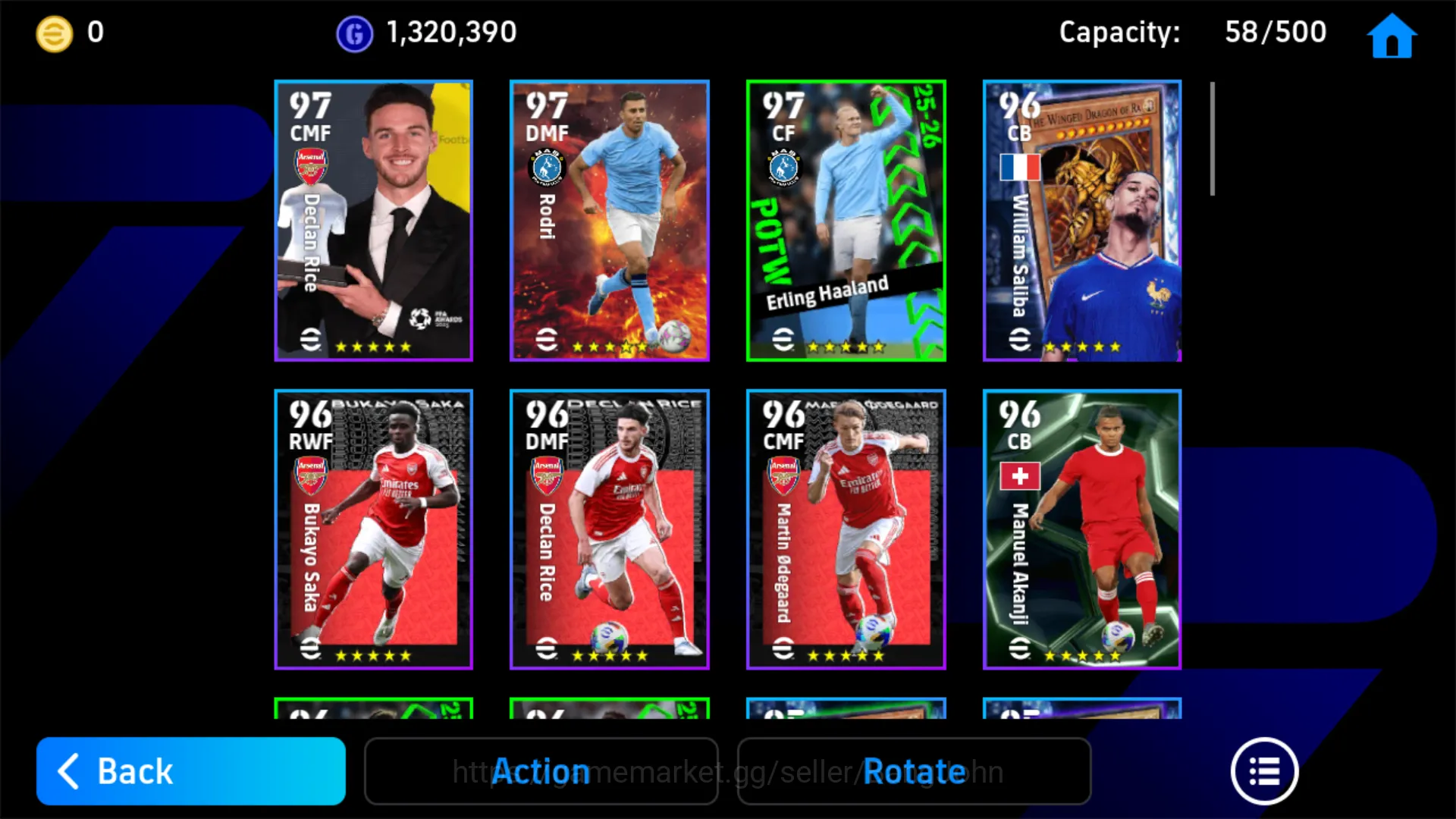 eFootball Accounts Others power 3143 | gabriel magalhaes show time | brahim diaz show time  | EFB056B 5