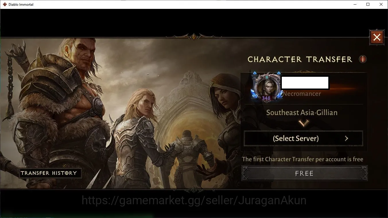 SEA-Gillian|Lv60(348)Necromancer|25k CR|Reso 480|Hell III|Paragon Harbringer|Hell lv16|Esessence Lvl 2 0/30|Check SS (DI868) Diablo Immortal Accounts Mid-Tier SEA-Gillian|Lv60(348)Necromancer|25k CR|Reso 480|Hell III|Paragon Harbringer|Hell