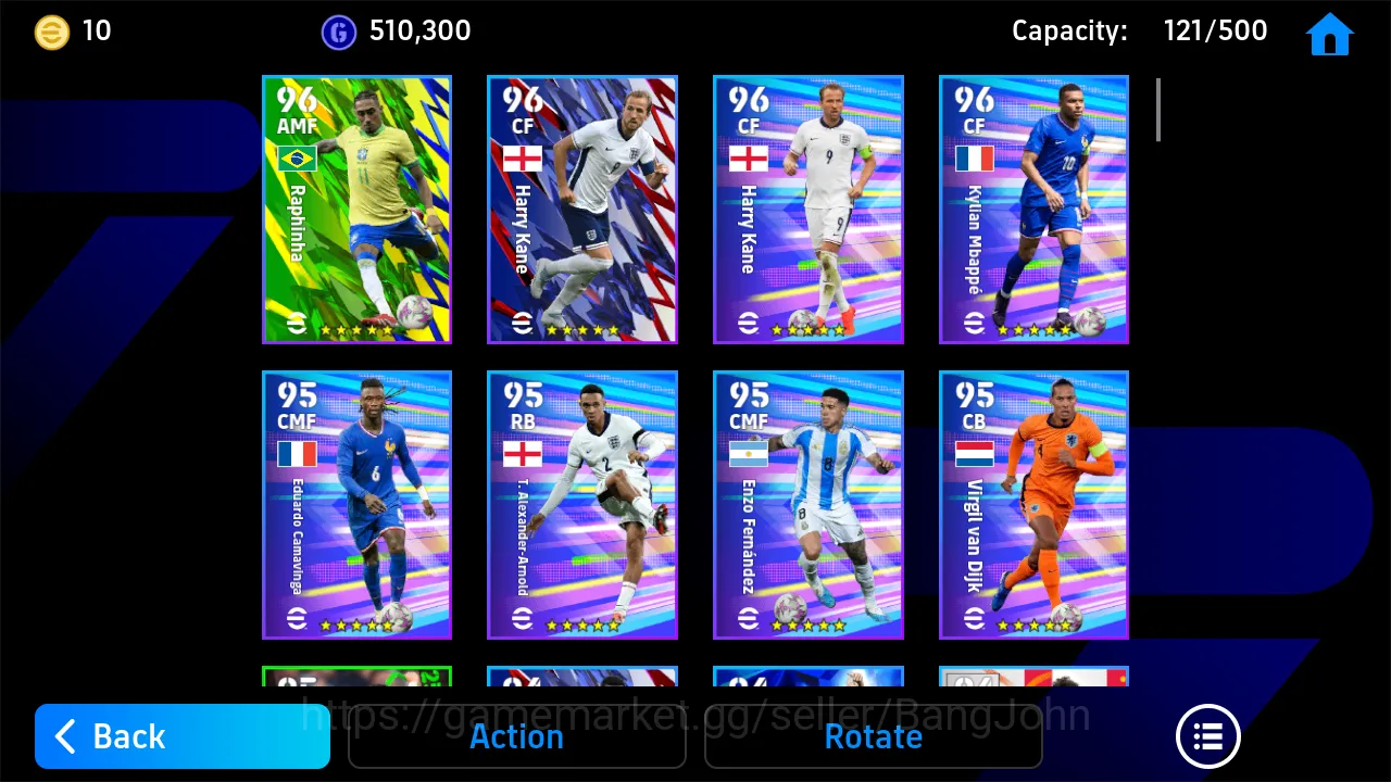eFootball Accounts Others power 3136 | rui costa epic db gattuso epic db abbiati epic db | EFB134B 6