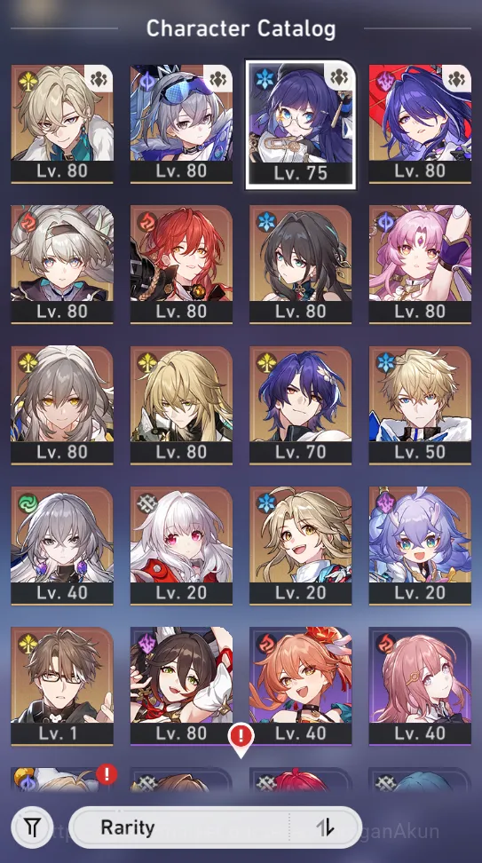 Honkai Star Rail Accounts Mid Game ASIA [TL69] 7 Limited (Acheron+Sign, Ruan Mei E1, Aventurine, Firefly, ETC)|Amphoreus 4