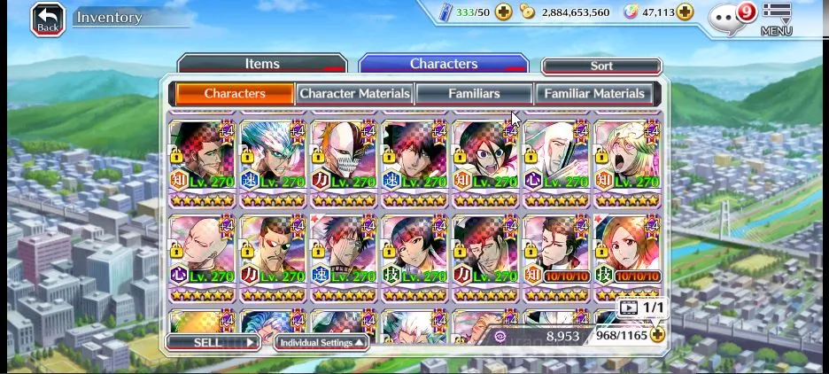 Bleach: Brave Souls High-End [GLOBAL]|47K Orb|5 MT(Uryu+Renji TYBW25,Robert,Aiz image 1