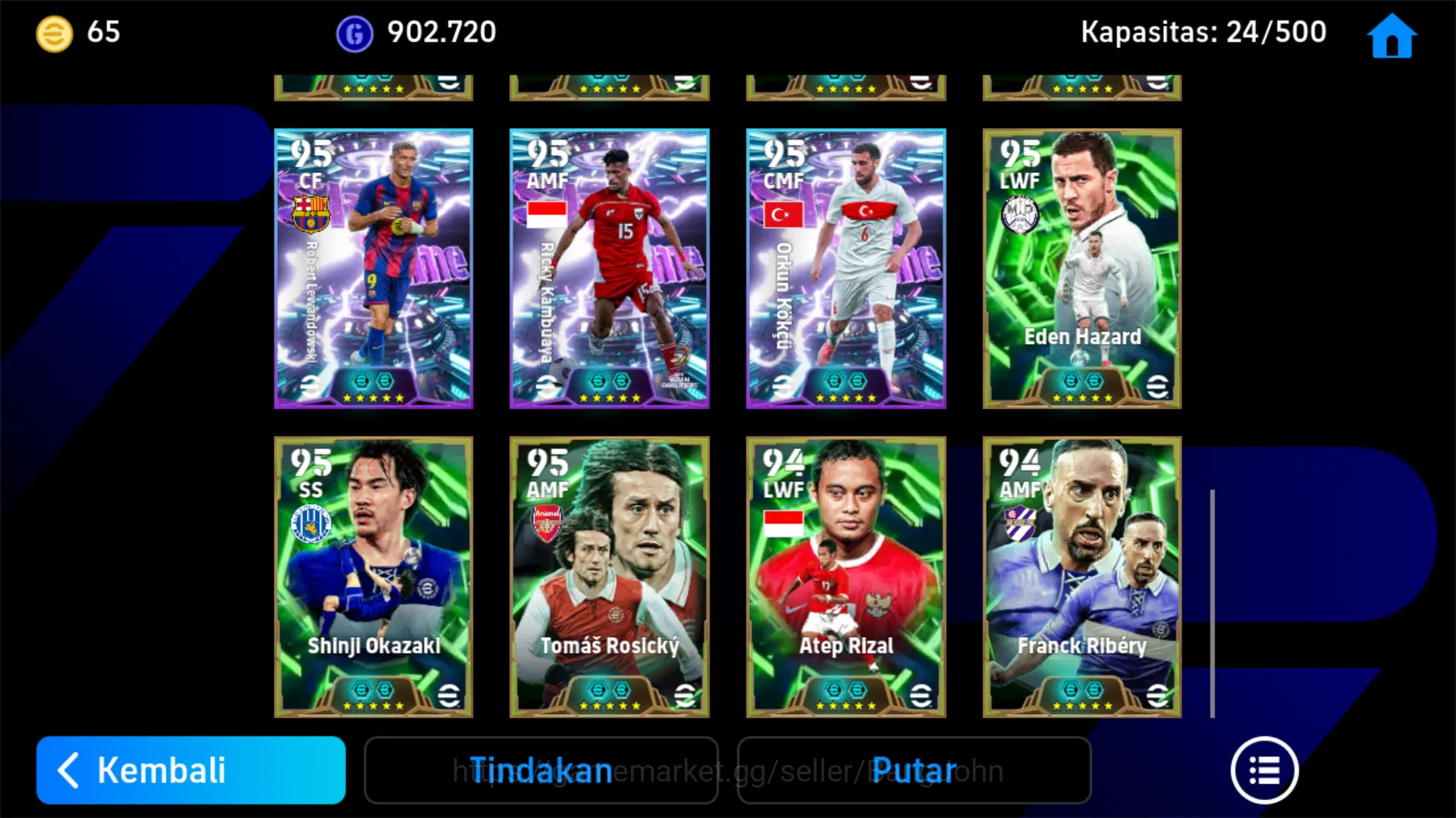 eFootball Accounts Others Power 3182 | Haaland Show time , Eketike Show time , Seederof epic db , Rosicky Epic db , Kambuaya 6