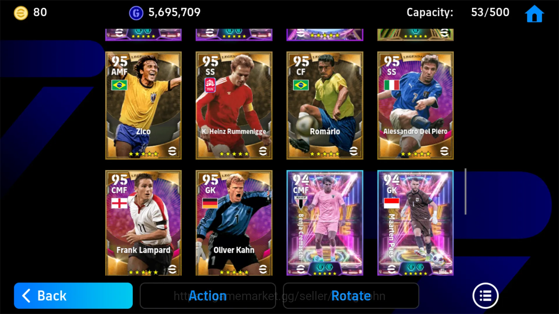 eFootball Accounts Others power 3208 | luis suarez epic db | antoine griezmann big time | lionel messi pack barca | filippo 7