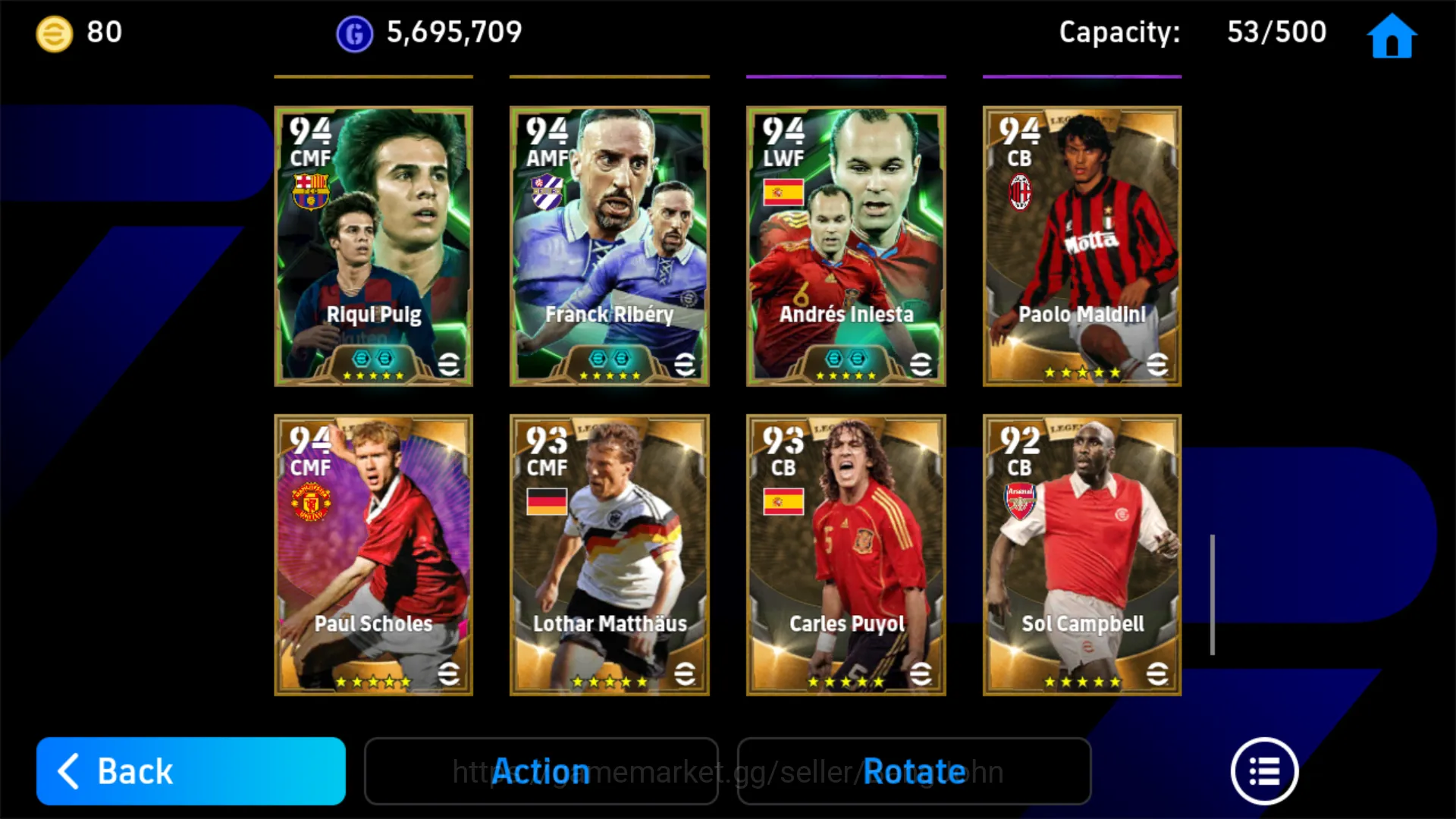 eFootball Accounts Others power 3208 | luis suarez epic db | antoine griezmann big time | lionel messi pack barca | filippo 8