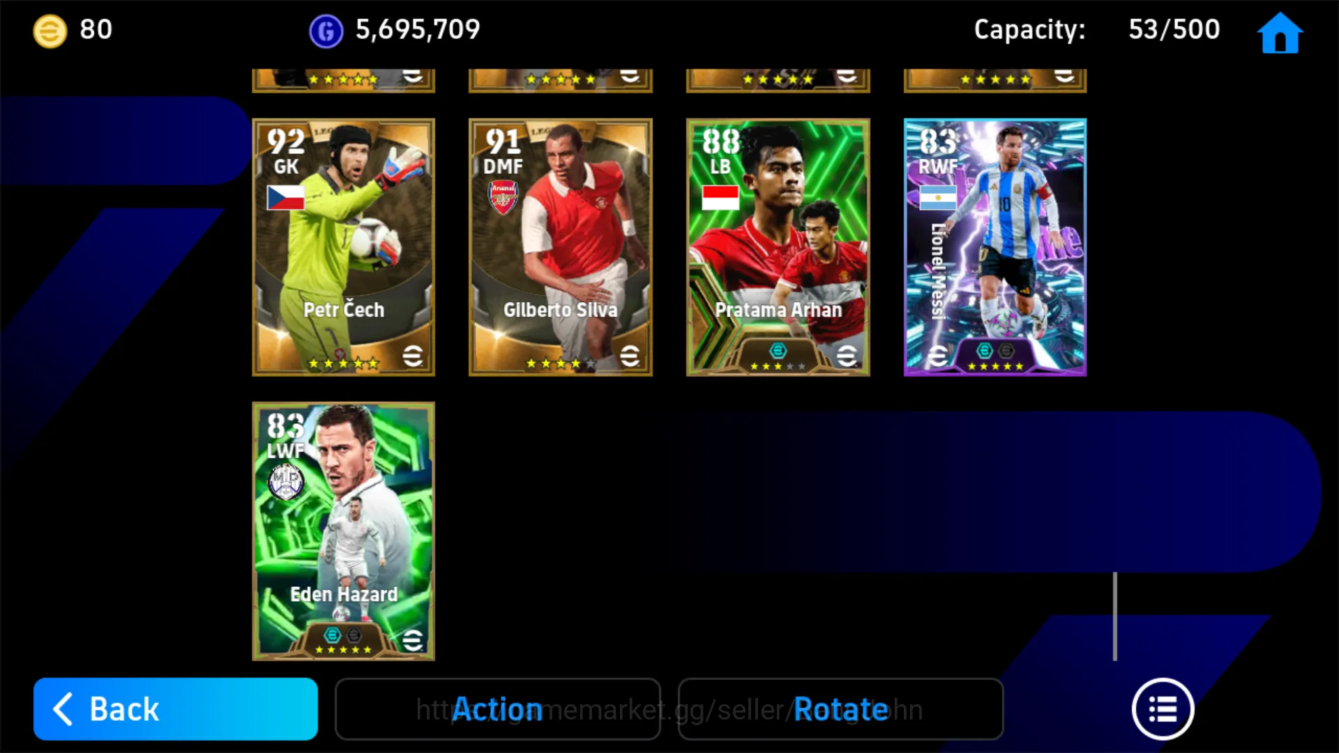 eFootball Accounts Others power 3208 | luis suarez epic db | antoine griezmann big time | lionel messi pack barca | filippo 9