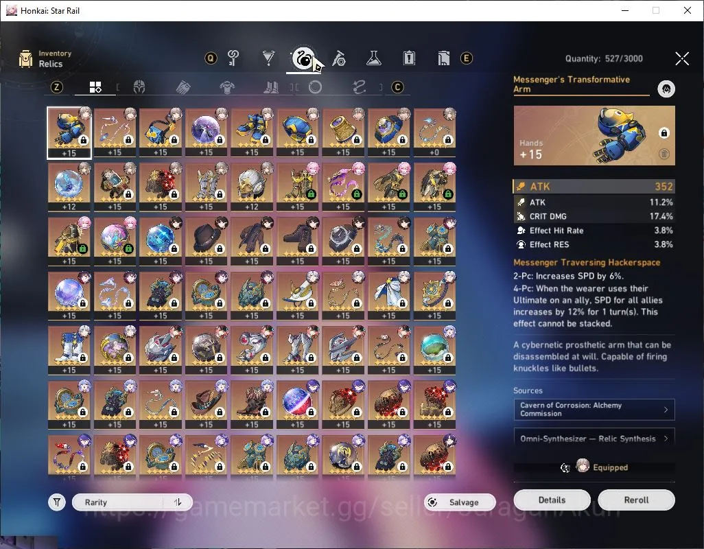 Honkai Star Rail Accounts Mid Game ASIA|TL 70|DOT Team|16 Limited|[Phainon,Acheron]+Sign,Cyrene,Robin,Rappa,Etc|Mc 5