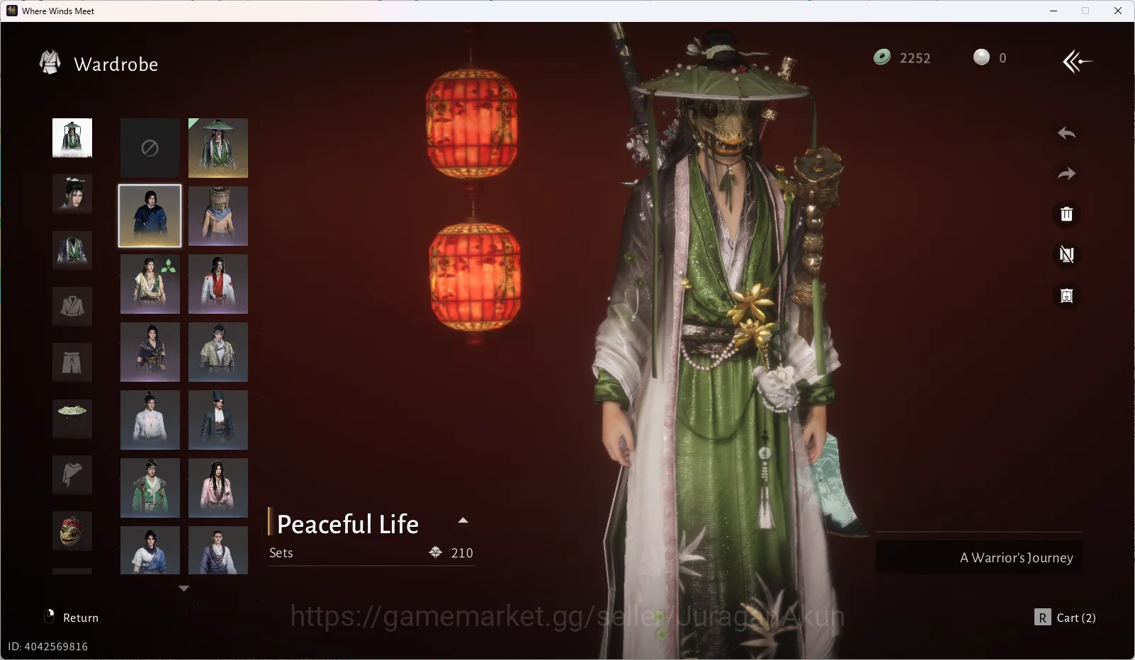 Where Winds Meet Accounts Global|Lv70 CP 15497|Fan & Umbrella Build|Legend Badge 44|Ready heartseeker, ye wanshan, void 2