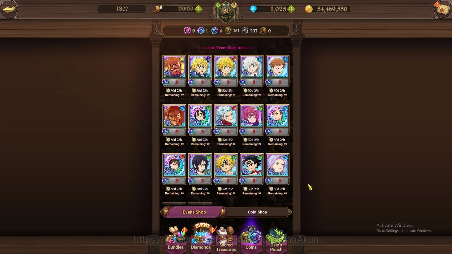 The Seven Deadly Sins: Grand Cross Accounts ASIA | 989K CC | Ch 5 | Starter | 1 LR + 3 UR + 10 image 3