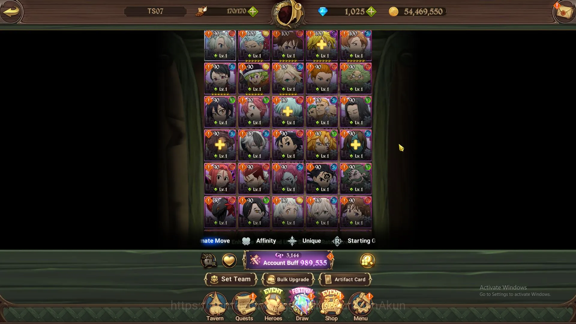The Seven Deadly Sins: Grand Cross Accounts ASIA | 989K CC | Ch 5 | Starter | 1 LR + 3 UR + 10 image 5