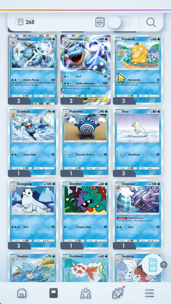 Pokémon TCG Pocket Accounts Lv 10 | 268 Card 13 EX Total(Pickachu x Zapdos, Me image 4