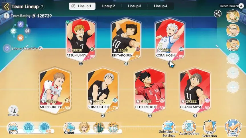 HAIKYU!! FLY HIGH Accounts SEA|Lvl 48|4 UR+Memo [TetsuroKuroo,KoraiHoshiumi,AtsumuMiya,OsamuMiya]+13 SSR 2