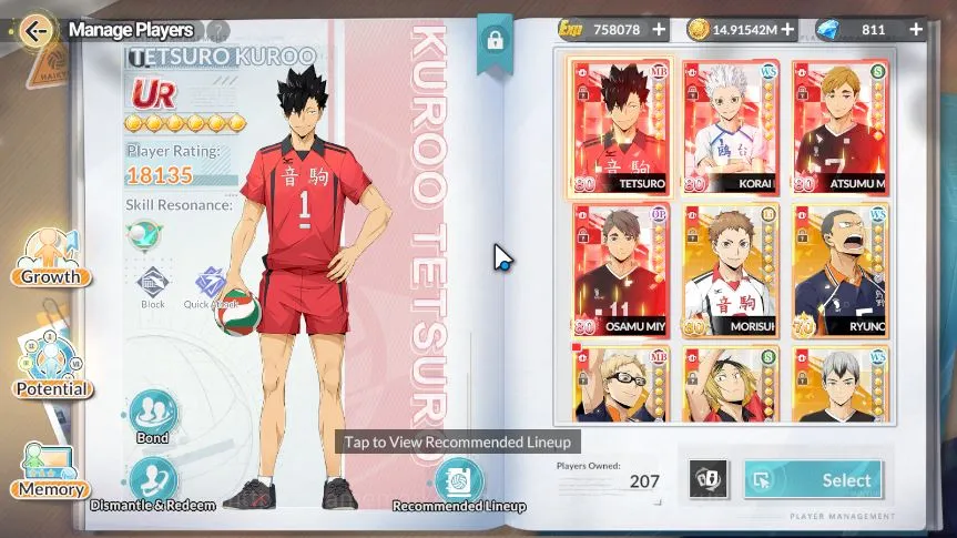 HAIKYU!! FLY HIGH Accounts SEA|Lvl 48|4 UR+Memo [TetsuroKuroo,KoraiHoshiumi,AtsumuMiya,OsamuMiya]+13 SSR 3