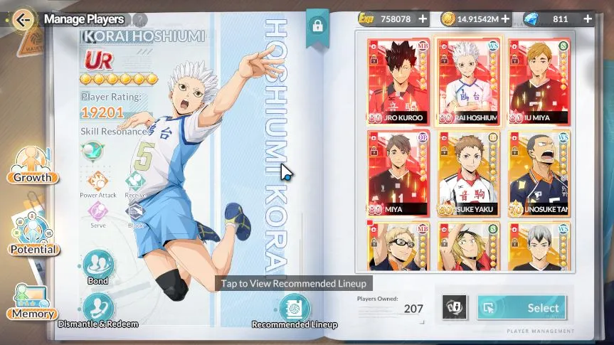 HAIKYU!! FLY HIGH Accounts SEA|Lvl 48|4 UR+Memo [TetsuroKuroo,KoraiHoshiumi,AtsumuMiya,OsamuMiya]+13 SSR 4