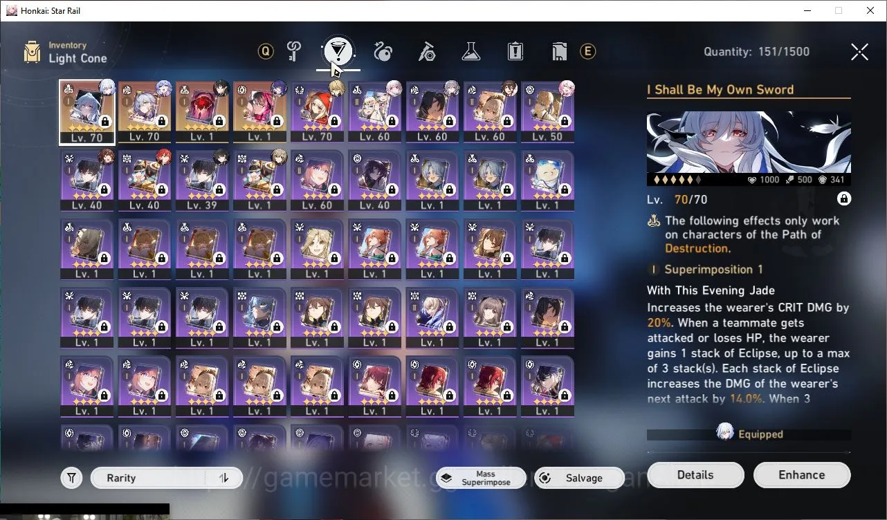 Honkai Star Rail Accounts ASIA|TL55|7 Limited [Robin+Sign,JingliuE1,Luocha,A image 2