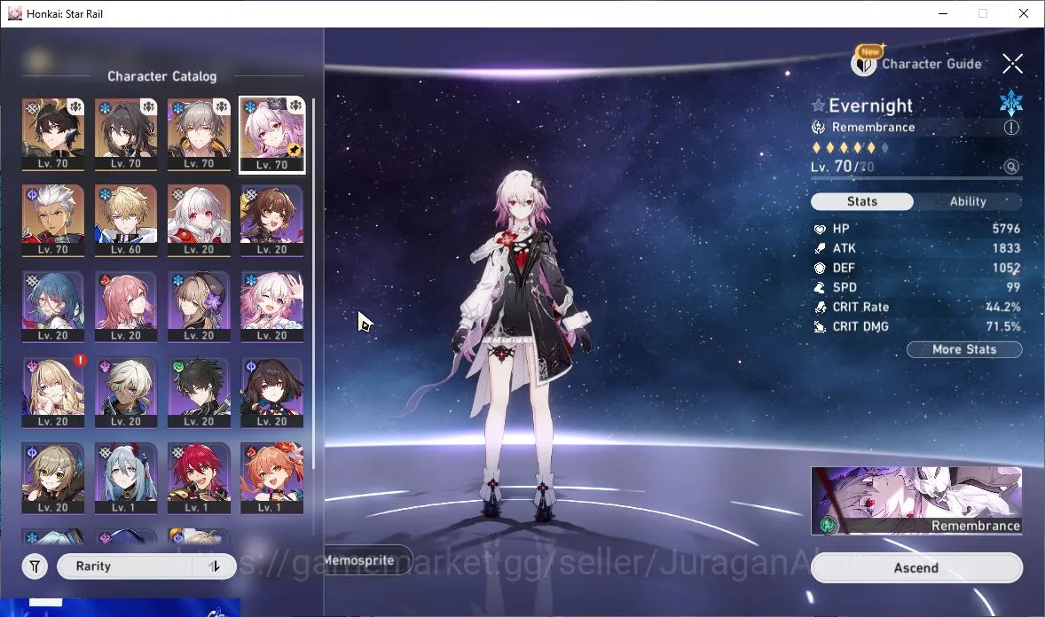 Honkai Star Rail Accounts ASIA|TL57|4 Limited |[Evernight+Sign,Archer+Sign,D image 3