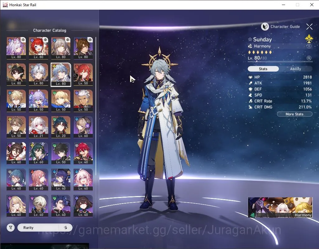 Honkai Star Rail Accounts ASIA [TL67]|2K SJ|7 Limited (Phainon, Saber, Arche image 3