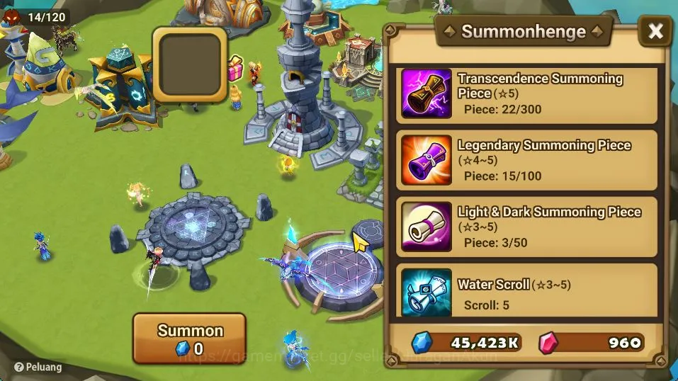 Summoners War: Sky Arena Accounts GLOBAL Starter 1 LND Jessica|5 Total NB5 NB5(Ophil image 2
