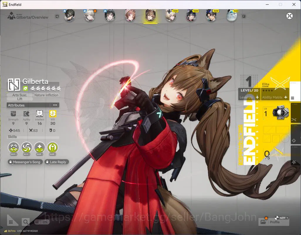 Arknights: Endfield Accounts NA | starter Gilberta| for sign n detail check SS AKE173B 3