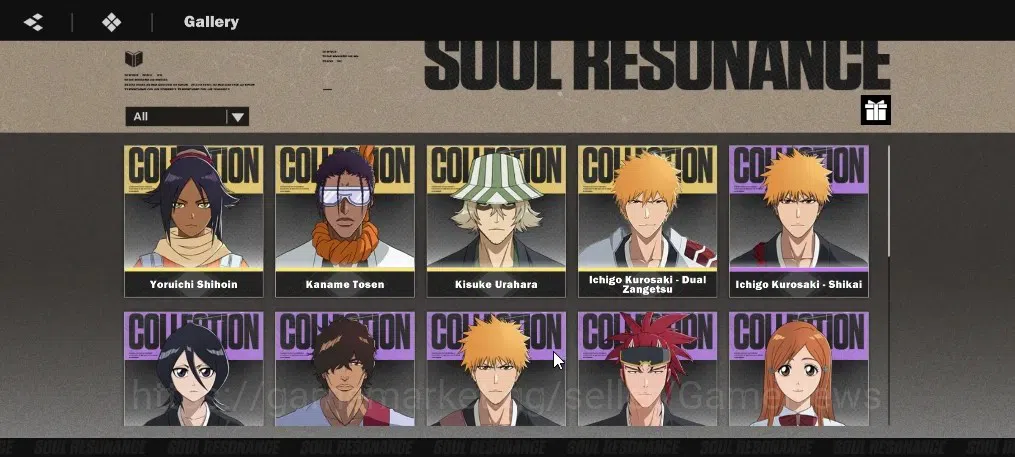 BLEACH: Soul Resonance Accounts Nuverse SEA|Lvl 54|4 SSR 1 Limited|2 Sign|(Ichigo Dual Zangetsu B6+Stamp,Tosen 1