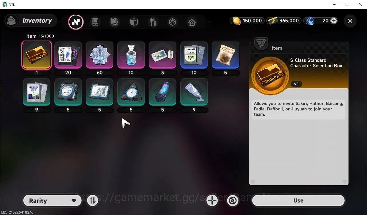 Neverness to Everness Accounts GLOBAL NA|HL 3|3 S-Class 1 Limited Shinku Awk 1,Jiuyuan,(Hathor+Sign)|+1 S-Class Selectr 11