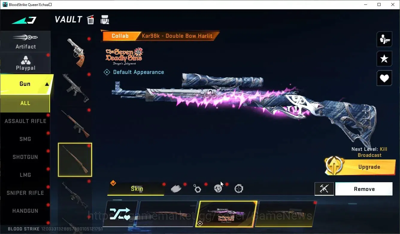 Blood Strike Accounts ASIA|ETERNAL Zero+Collab 7DS Karl98,QBZ95,EVA-SCAR image 16