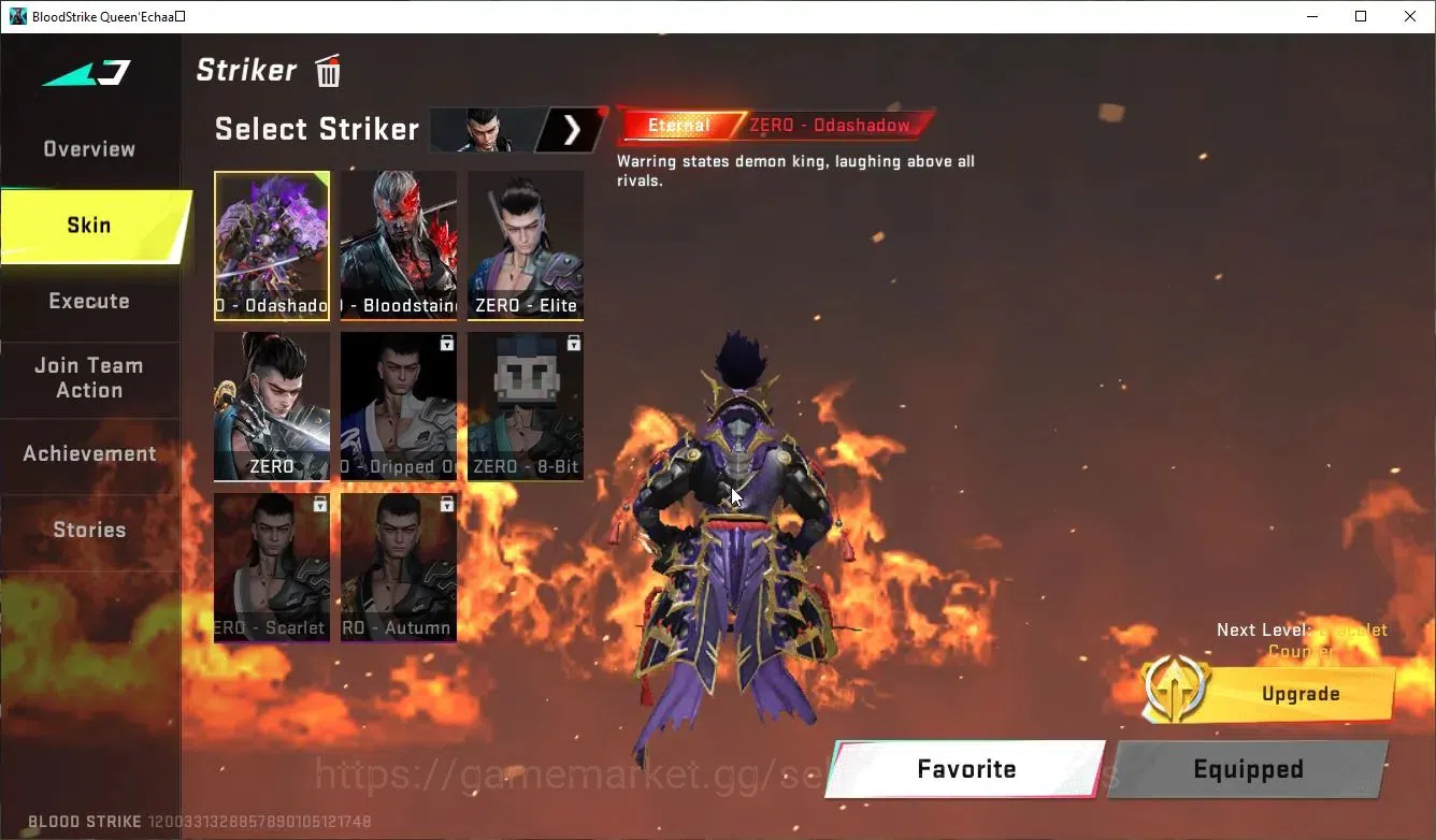 Blood Strike Accounts ASIA|ETERNAL Zero+Collab 7DS Karl98,QBZ95,EVA-SCAR image 3