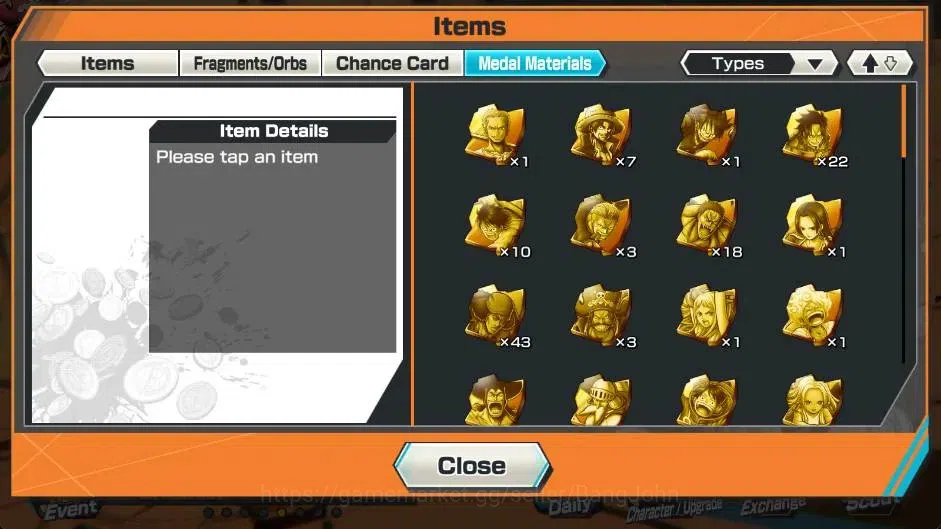 One Piece Bounty Rush Accounts Global |EX 4|PR 17|Zoro & Sanji Lv.63/63,Gol D.Rog image 12