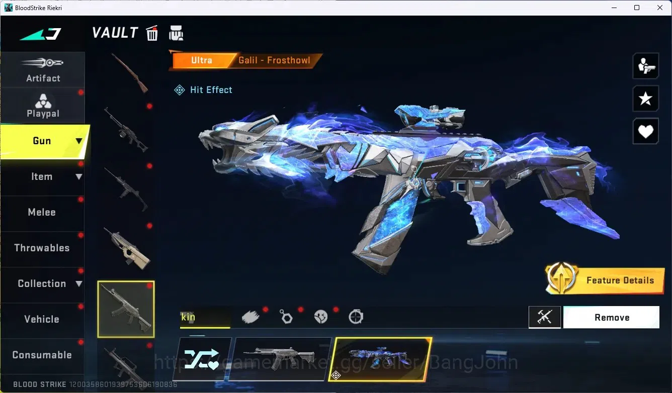 Blood Strike Accounts ASIA|1 Ultra Melee Lightblade-Limbo|2 Eternla Gun+ image 12