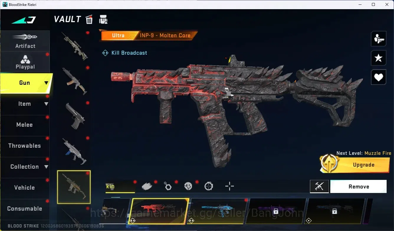 Blood Strike Accounts ASIA|1 Ultra Melee Lightblade-Limbo|2 Eternla Gun+ image 6