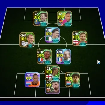 eFootball Accounts Legends & Iconic Players Android|Power 3158|8 Epic Patrick Vieira,Rio Ferdinand,Steven Gerrard|7 Show