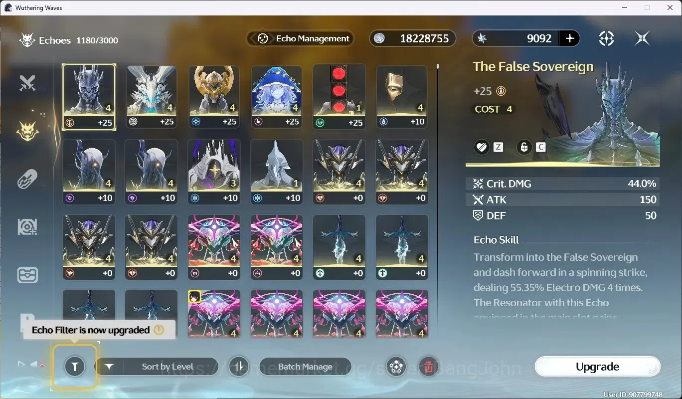 Wuthering Waves Accounts SEA|UL 48|Rank 5|1 Char Limited [Lucy R5 + Sign] + image 12