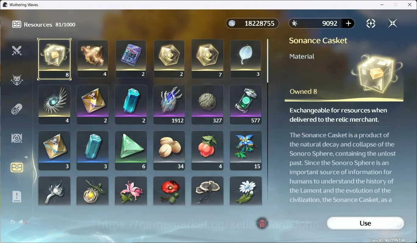 Wuthering Waves Accounts SEA|UL 48|Rank 5|1 Char Limited [Lucy R5 + Sign] + image 15