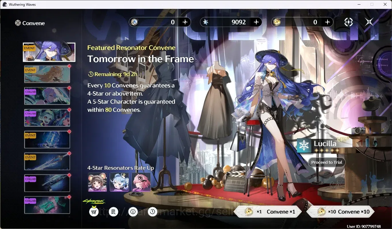 Wuthering Waves Accounts SEA|UL 48|Rank 5|1 Char Limited [Lucy R5 + Sign] + image 6