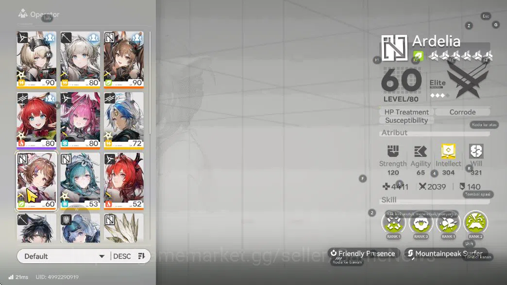 Arknights: Endfield Accounts Asia Lv54|5 SSR [(Ardelia,Yvonne])+Sign,Last Rite, image 4