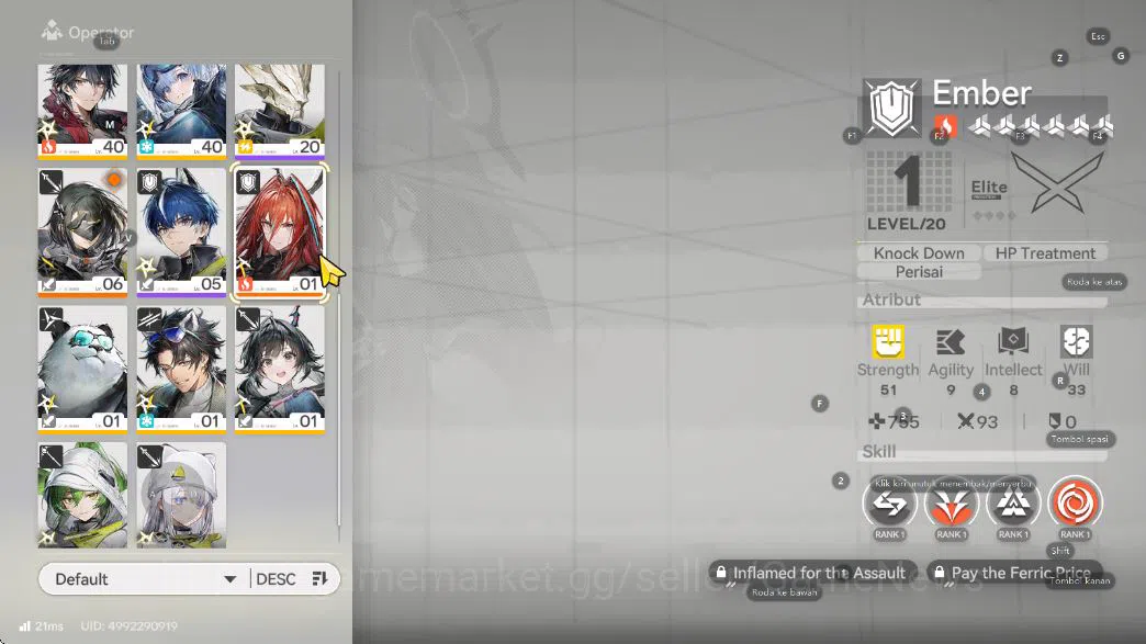 Arknights: Endfield Accounts Asia Lv54|5 SSR [(Ardelia,Yvonne])+Sign,Last Rite, image 6