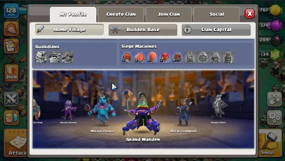 Clash of Clans Accounts LV 128|TH 13-BH 9|HH 7|BK 56,AQ 50,GW 28,MP 38,RC image 4