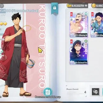 HAIKYU!! FLY HIGH Accounts SEA|Lv55|4 SP (Kuroo,Oikawa,Akaashi,Bokuto)+Memo|4 UR (SakusaR2+MemoASC