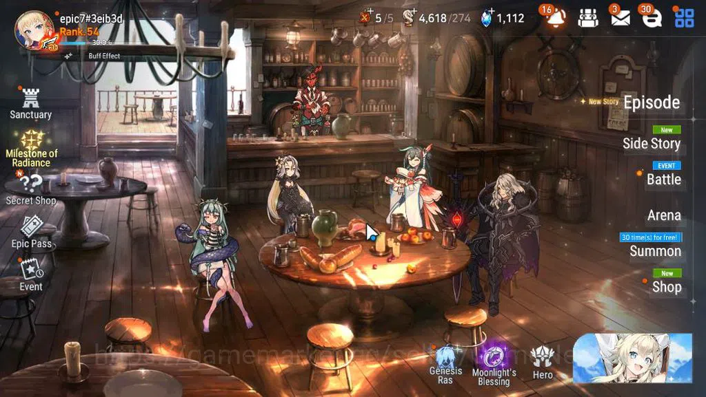 Epic Seven Accounts GLOBAL Unverif|New Era|8 ML(LOTScales,Ruele oL,Bel image 1