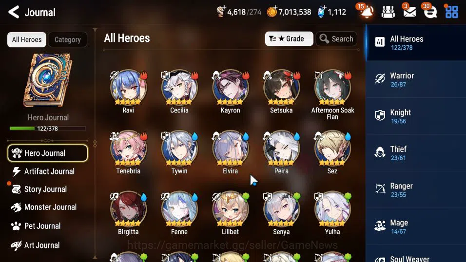 Epic Seven Accounts GLOBAL Unverif|New Era|8 ML(LOTScales,Ruele oL,Bel image 14