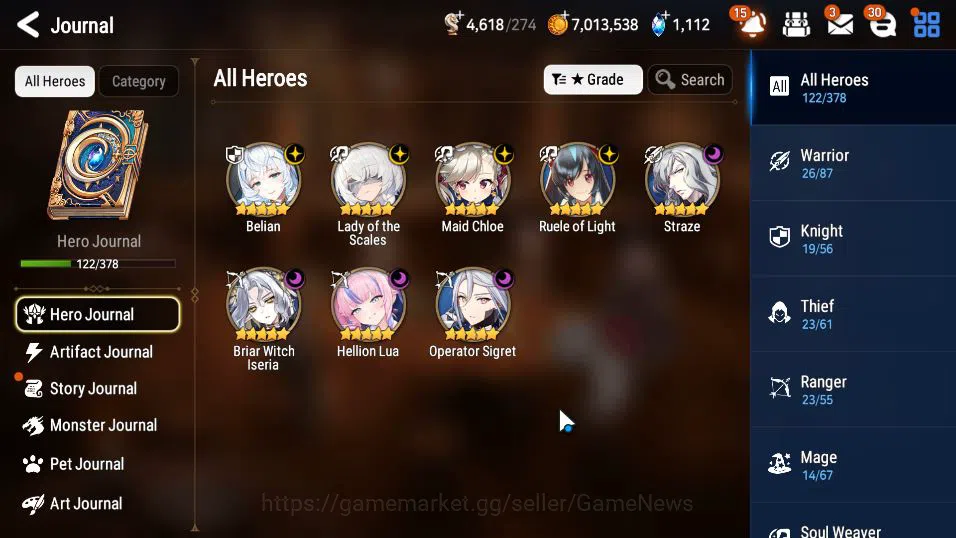 Epic Seven Accounts GLOBAL Unverif|New Era|8 ML(LOTScales,Ruele oL,Bel image 15