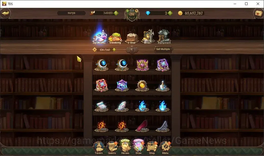 The Seven Deadly Sins: Grand Cross Accounts Global|2M CC|23 LS|1 LR+8 UR+Collab ReZero|Elizabe image 14