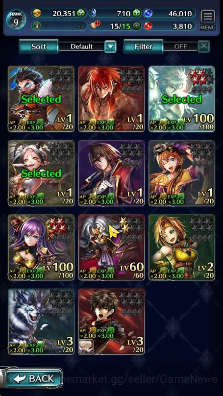 Last Cloudia Accounts Global Rank 9|TopTierUnits (Archbeing Mayly, Gilbe image 1
