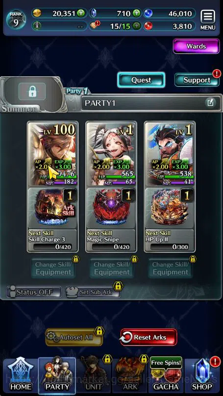 Last Cloudia Accounts Global Rank 9|TopTierUnits (Archbeing Mayly, Gilbe image 3