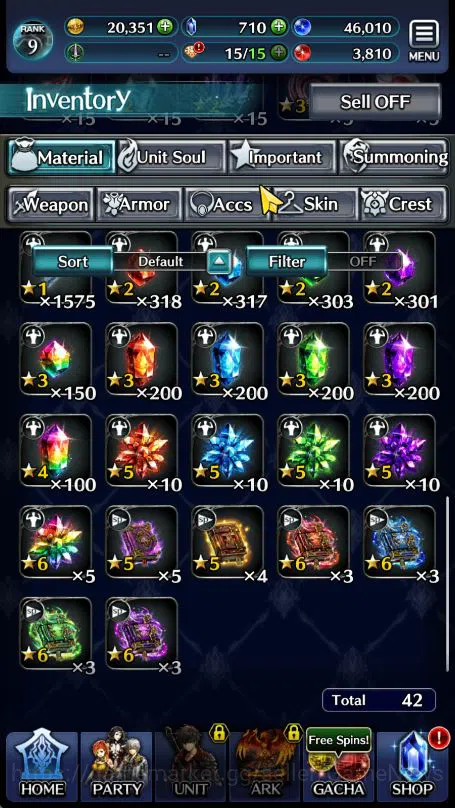 Last Cloudia Accounts Global Rank 9|TopTierUnits (Archbeing Mayly, Gilbe image 8